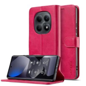 Lc. Imeeke Xiaomi Redmi Note 15 Pro 4G Calf Texture Leather Pink-Θήκη Βιβλίο