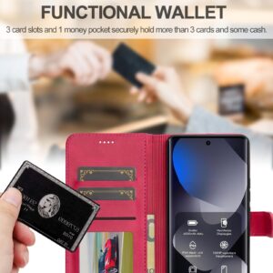 Lc. Imeeke Xiaomi Redmi Note 15 Pro 4G Calf Texture Leather Pink-Θήκη Βιβλίο