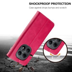 Lc. Imeeke Xiaomi Redmi Note 15 Pro 4G Calf Texture Leather Pink-Θήκη Βιβλίο