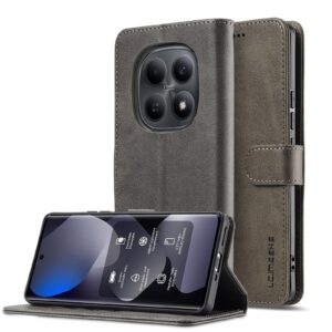 Lc. Imeeke Xiaomi Redmi Note 15 Pro+ 5G Calf Texture Leather Grey-Θήκη Βιβλίο