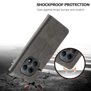 Lc. Imeeke Xiaomi Redmi Note 15 Pro+ 5G Calf Texture Leather Grey-Θήκη Βιβλίο