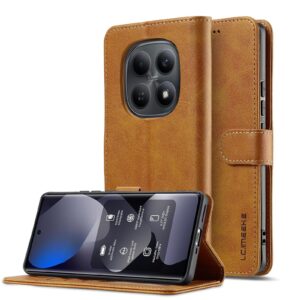 Lc.Imeeke Xiaomi Redmi Note 15 Pro+ 5G Calf Texture Leather Brown-Θήκη Βιβλίο