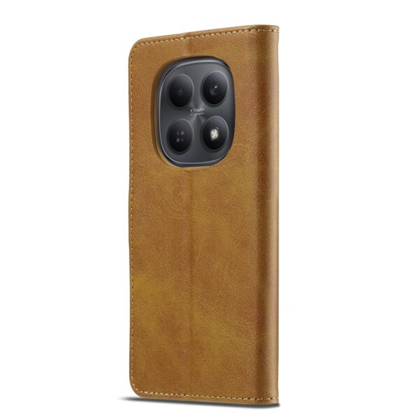 Lc.Imeeke Xiaomi Redmi Note 15 Pro+ 5G Calf Texture Leather Brown-Θήκη Βιβλίο