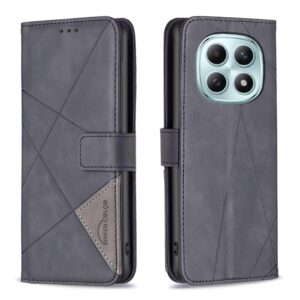 Binfen Xiaomi Redmi Note 15 5G Magnetic Buckle Rhombus Texture Leather Black-Θήκη Βιβλίο