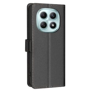 Binfen Xiaomi Redmi Note 15 Pro 4G Litchi Texture RFID Anti-theft Leather Black-Θήκη Βιβλίο