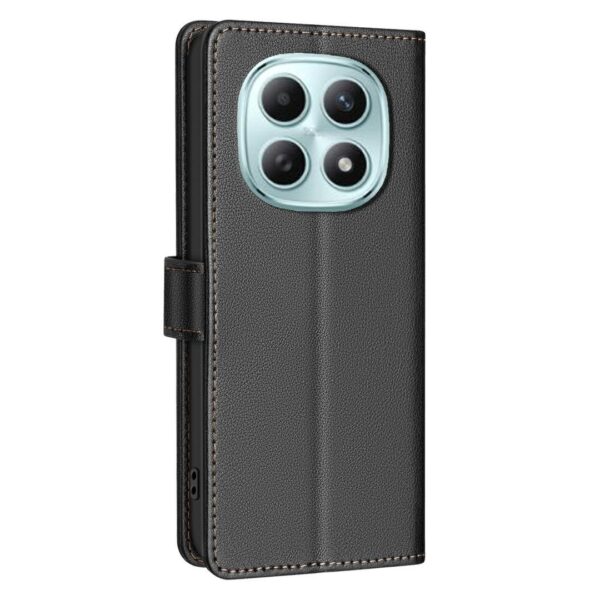 Binfen Xiaomi Redmi Note 15 Pro 4G Litchi Texture RFID Anti-theft Leather Black-Θήκη Βιβλίο