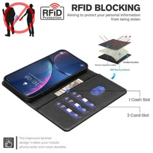 Binfen Xiaomi Redmi Note 15 Pro 4G Litchi Texture RFID Anti-theft Leather Black-Θήκη Βιβλίο