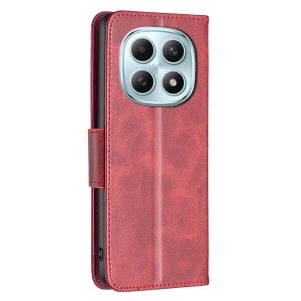 Binfen Xiaomi Redmi Note 15 5G Lambskin Texture Pure Color Flip Leather Red-Θήκη Βιβλίο