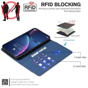 Binfen Xiaomi Redmi Note 15 5G Color Matching RFID Anti-theft Leather Blue-Θήκη Βιβλίο