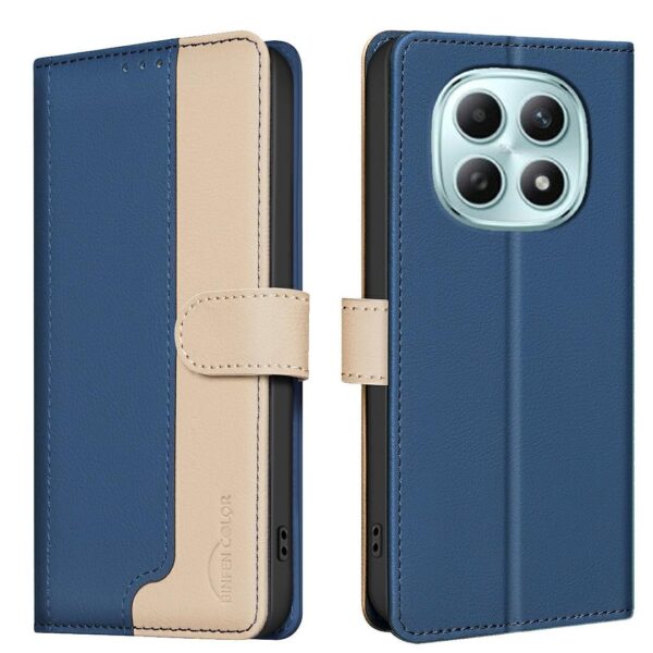 Binfen Xiaomi Redmi Note 15 Pro 4G Color Matching RFID Anti-theft Leather Blue-Θήκη Βιβλίο
