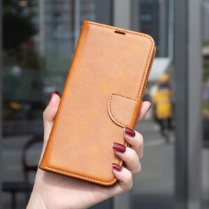 Binfen Xiaomi Redmi Note 15 5G Lambskin Texture Pure Color Flip Leather Yellow-Θήκη Βιβλίο