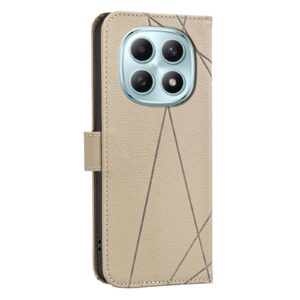 Binfen Xiaomi Redmi Note 15 5G Geometric Pattern RFID Leather Beige-Θήκη Βιβλίο