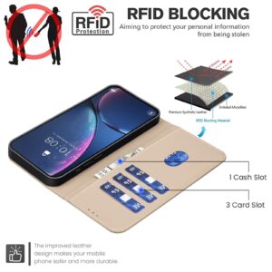 Binfen Xiaomi Redmi Note 15 5G Geometric Pattern RFID Leather Beige-Θήκη Βιβλίο