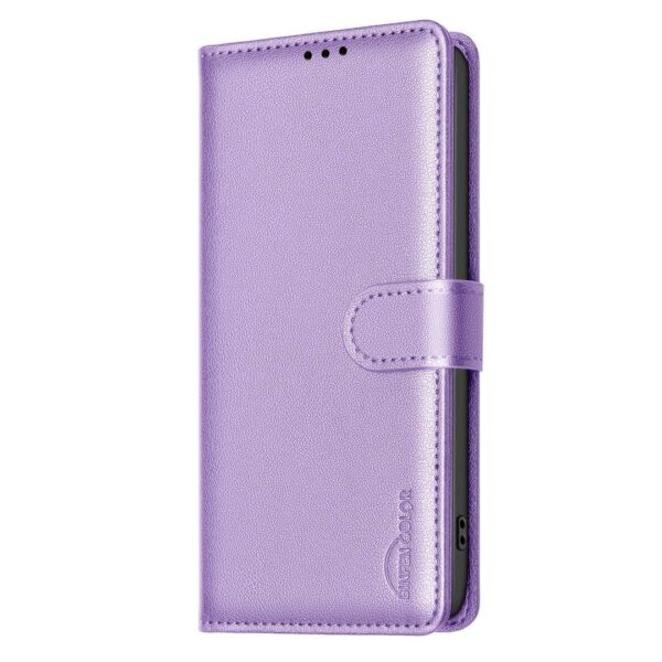 Binfen Xiaomi Redmi Note 15 Pro 4G Litchi Texture RFID Anti-theft Leather Purple-Θήκη Βιβλίο