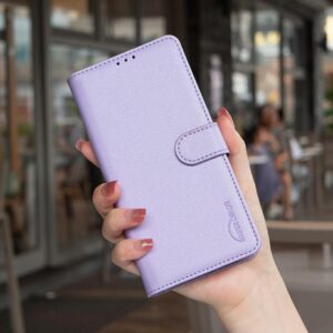Binfen Xiaomi Redmi Note 15 Pro 4G Litchi Texture RFID Anti-theft Leather Purple-Θήκη Βιβλίο
