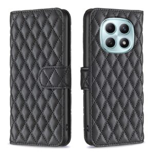 Binfen Xiaomi Redmi Note 15 5G Diamond Lattice Wallet Flip Leather Black-Θήκη Βιβλίο