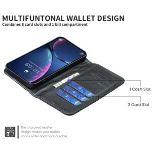 Binfen Xiaomi Redmi Note 15 5G Diamond Lattice Wallet Flip Leather Black-Θήκη Βιβλίο