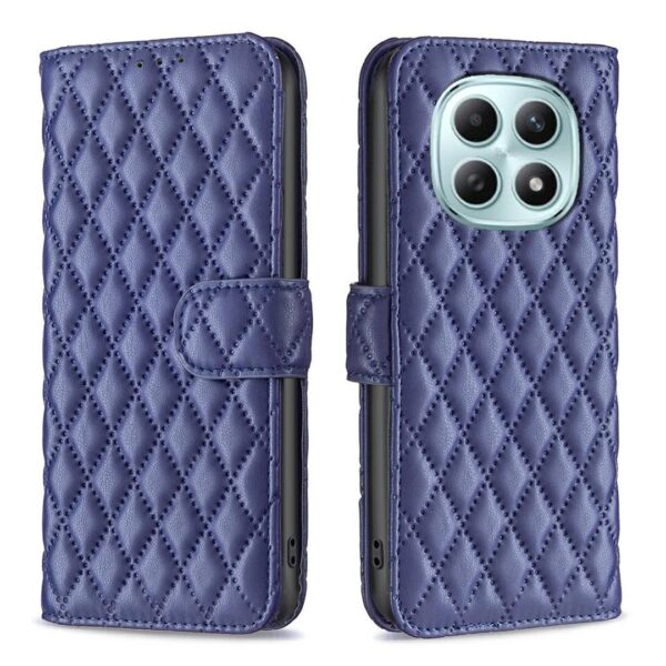 Binfen Xiaomi Redmi Note 15 Pro 4G Diamond Lattice Wallet Flip Leather Blue-Θήκη Βιβλίο