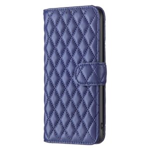 Binfen Xiaomi Redmi Note 15 Pro 4G Diamond Lattice Wallet Flip Leather Blue-Θήκη Βιβλίο