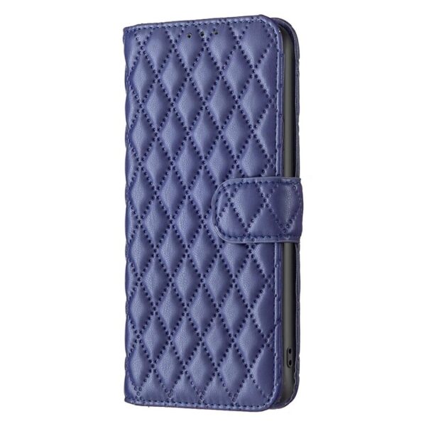 Binfen Xiaomi Redmi Note 15 Pro 4G Diamond Lattice Wallet Flip Leather Blue-Θήκη Βιβλίο