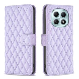 Binfen Xiaomi Redmi Note 15 Pro 4G Diamond Lattice Wallet Flip Leather Purple-Θήκη Βιβλίο