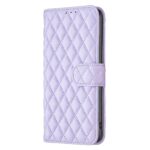 Binfen Xiaomi Redmi Note 15 Pro 4G Diamond Lattice Wallet Flip Leather Purple-Θήκη Βιβλίο