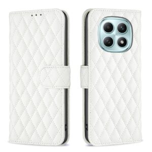 Binfen Xiaomi Redmi Note 15 Pro 4G Diamond Lattice Wallet Flip Leather White-Θήκη Βιβλίο