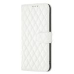 Binfen Xiaomi Redmi Note 15 Pro 4G Diamond Lattice Wallet Flip Leather White-Θήκη Βιβλίο