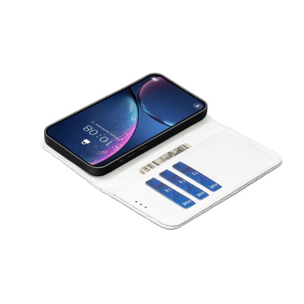 Binfen Xiaomi Redmi Note 15 Pro 4G Diamond Lattice Wallet Flip Leather White-Θήκη Βιβλίο