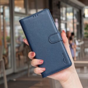 Binfen Xiaomi Redmi Note 15 5G Litchi Texture RFID Anti-theft Leather Blue-Θήκη Βιβλίο
