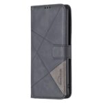 Binfen Xiaomi Redmi Note 15 Pro 4G Magnetic Buckle Rhombus Texture Leather Black-Θήκη Βιβλίο