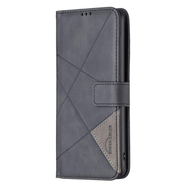 Binfen Xiaomi Redmi Note 15 Pro 4G Magnetic Buckle Rhombus Texture Leather Black-Θήκη Βιβλίο Binfen Xiaomi Redmi Note 15 Pro 4G Magnetic Buckle Rhombus Texture Leather Black-Θήκη Βιβλίο