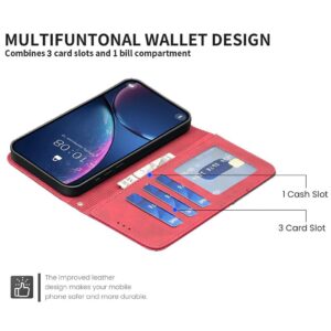 Binfen Xiaomi Redmi Note 15 Pro 4G Magnetic Buckle Rhombus Texture Leather Red-Θήκη Βιβλίο