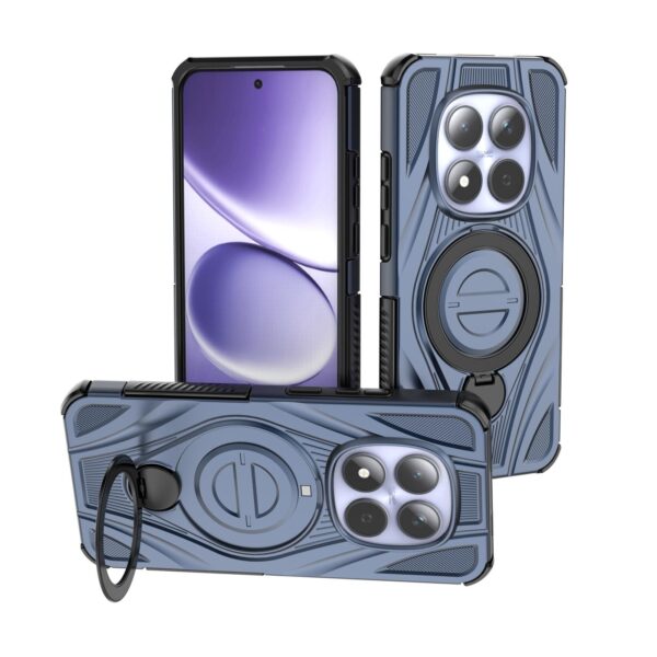 Xiaomi Redmi Note 15 Pro 5G Star Ring Metallic Pivot Bracket Blue-Θήκη Σκληρή