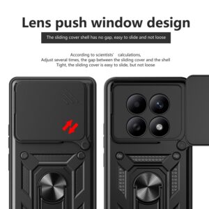 Xiaomi Redmi Note 15 5G / 4G Sliding Camera Cover Design TPU+PC Black-Θήκη Σκληρή