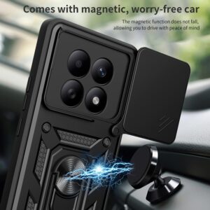 Xiaomi Redmi Note 15 5G / 4G Sliding Camera Cover Design TPU+PC Black-Θήκη Σκληρή