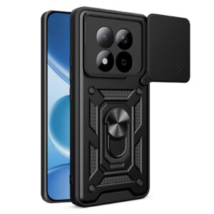 Xiaomi Redmi Note 15 Pro+ 5G Sliding Camera Cover Design TPU+PC Black-Θήκη Σκληρή