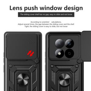 Xiaomi Redmi Note 15 Pro+ 5G Sliding Camera Cover Design TPU+PC Black-Θήκη Σκληρή