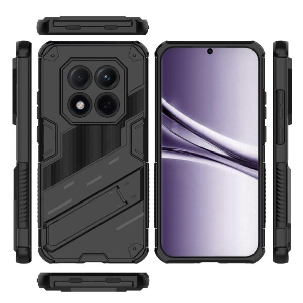 Xiaomi Redmi Note 15 Pro 5G Punk Armor 2 in 1 PC + TPU with Holder Black-Θήκη Σκληρή
