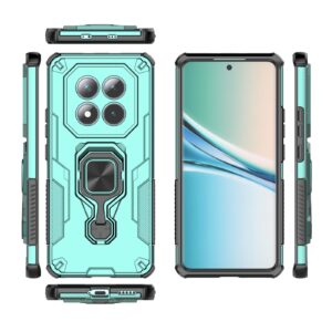 Xiaomi Redmi Note 15 5G / 4G Metal Kickstand TPU Hybrid PC Green-Θήκη Σκληρή