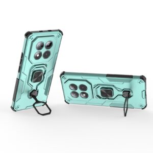 Xiaomi Redmi Note 15 5G / 4G Metal Kickstand TPU Hybrid PC Green-Θήκη Σκληρή