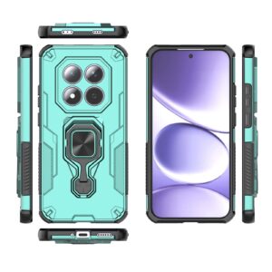 Xiaomi Redmi Note 15 Pro 5G Metal Kickstand TPU Hybrid PC Green-Θήκη Σκληρή