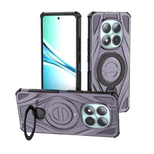 Xiaomi Redmi Note 15 5G / 4G Star Ring Metallic Pivot Bracket Magnetic Purple-Θήκη Σκληρή