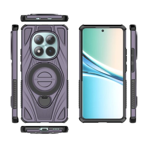 Xiaomi Redmi Note 15 5G / 4G Star Ring Metallic Pivot Bracket Magnetic Purple-Θήκη Σκληρή