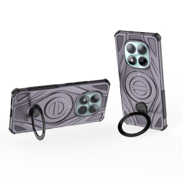 Xiaomi Redmi Note 15 5G / 4G Star Ring Metallic Pivot Bracket Magnetic Purple-Θήκη Σκληρή