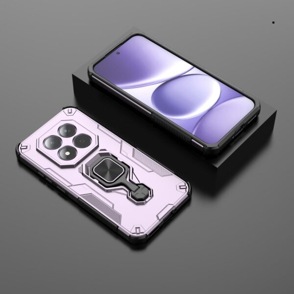 Xiaomi Redmi Note 15 Pro 5G Metal Kickstand TPU Hybrid PC Purple-Θήκη Σκληρή