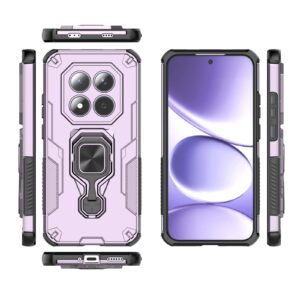 Xiaomi Redmi Note 15 Pro 5G Metal Kickstand TPU Hybrid PC Purple-Θήκη Σκληρή