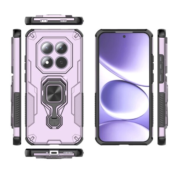 Xiaomi Redmi Note 15 Pro 5G Metal Kickstand TPU Hybrid PC Purple-Θήκη Σκληρή