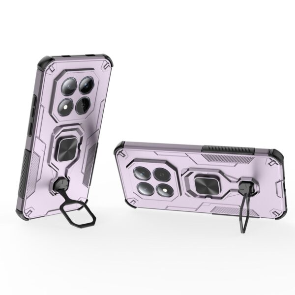 Xiaomi Redmi Note 15 Pro 5G Metal Kickstand TPU Hybrid PC Purple-Θήκη Σκληρή