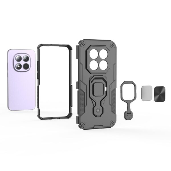 Xiaomi Redmi Note 15 Pro 5G Metal Kickstand TPU Hybrid PC Purple-Θήκη Σκληρή
